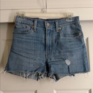 Levi’s High Rise Denim Shorts